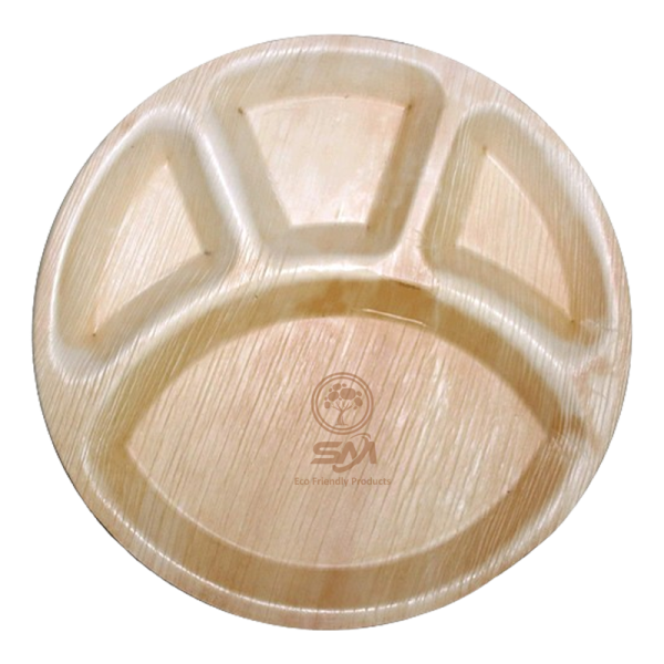 12"inch round (4 compartment plate)